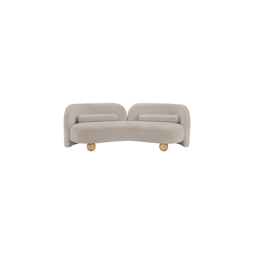Daphne Beige Chenille Fabric Sofa
