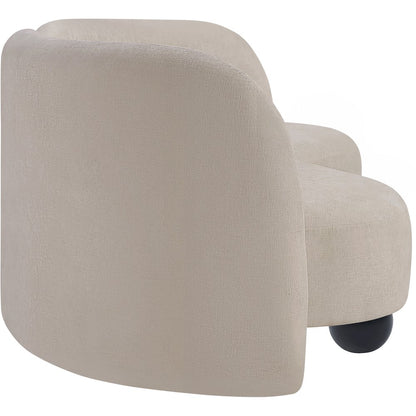 Daphne Beige Chenille Fabric Sofa
