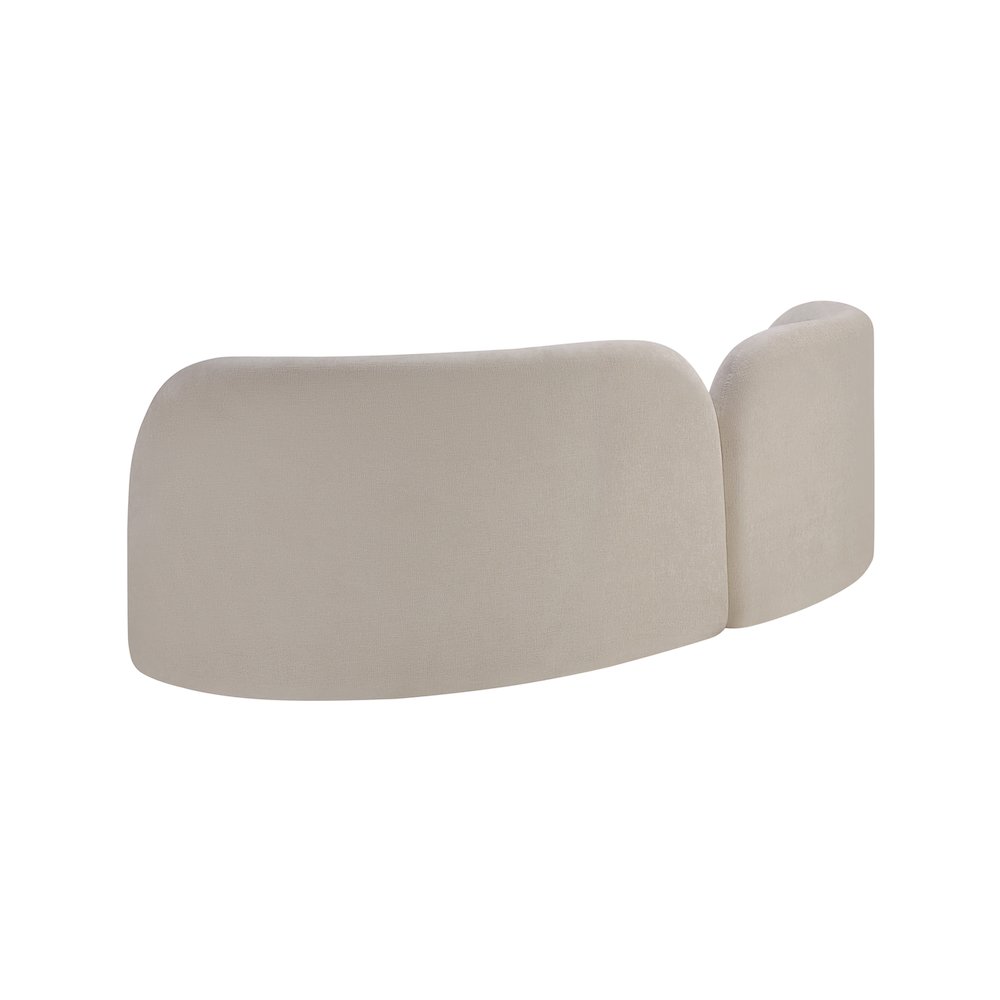Daphne Beige Chenille Fabric Sofa