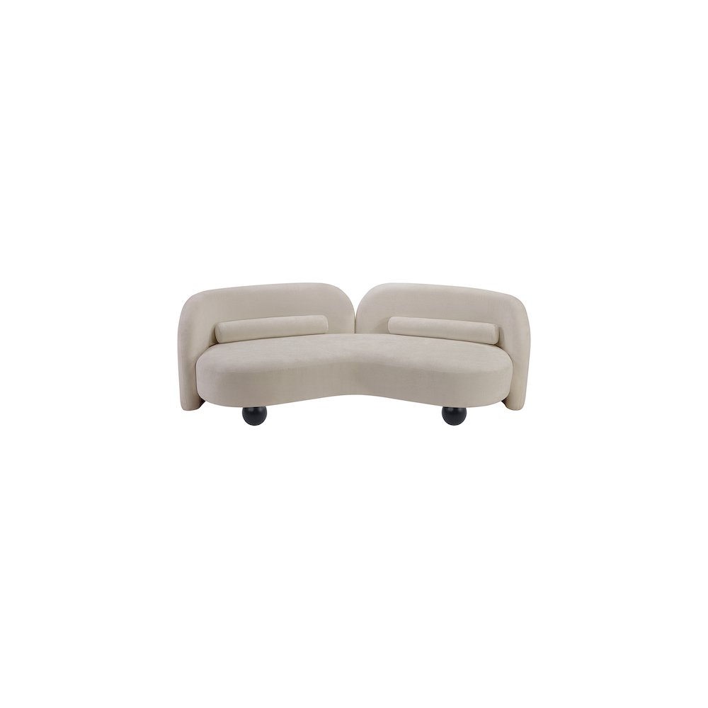 Daphne Beige Chenille Fabric Sofa