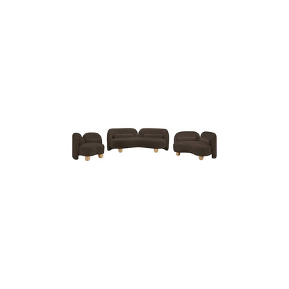 Daphne Brown Chenille Fabric Sofa