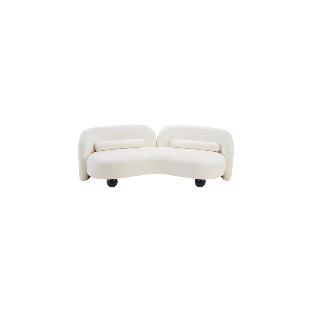 Daphne Cream Chenille Fabric Sofa