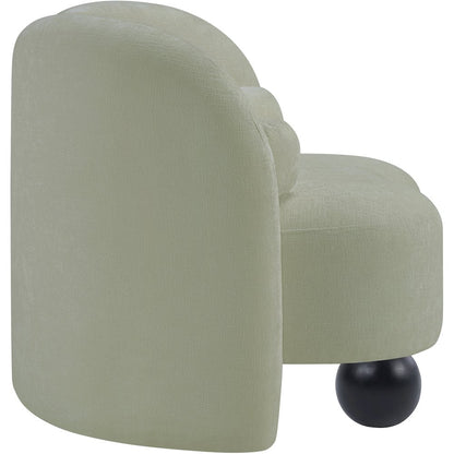 Daphne Mint Chenille Fabric Chair