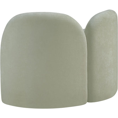 Daphne Mint Chenille Fabric Chair