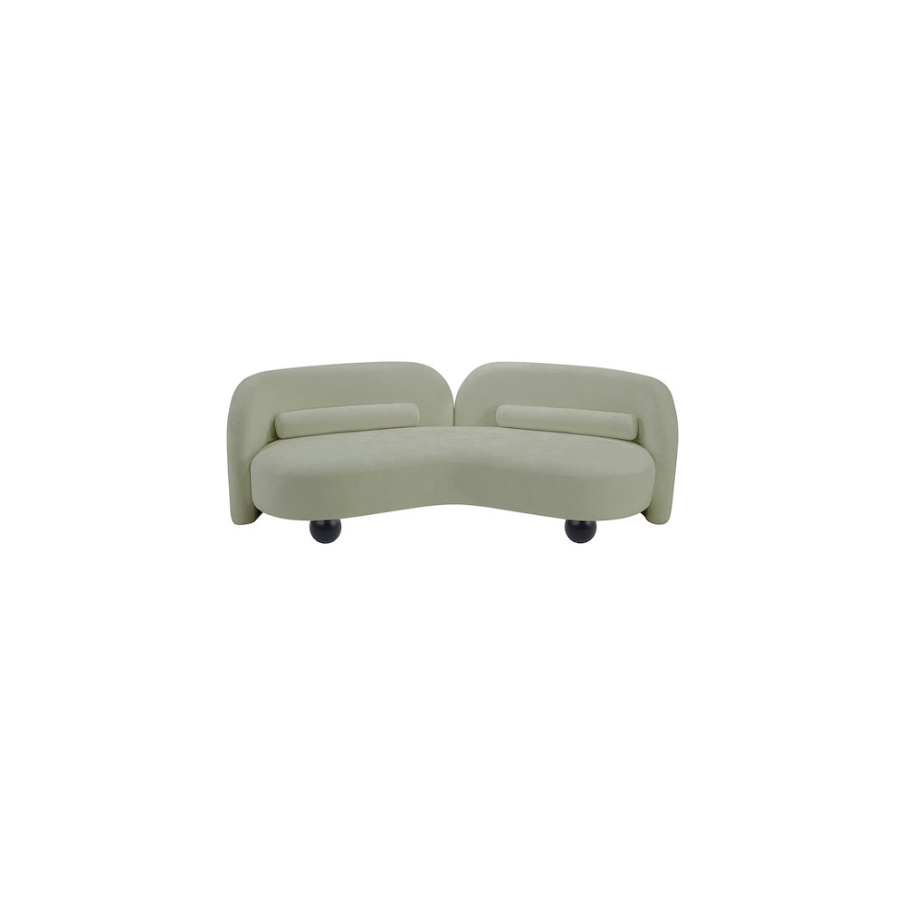 Daphne Mint Chenille Fabric Sofa