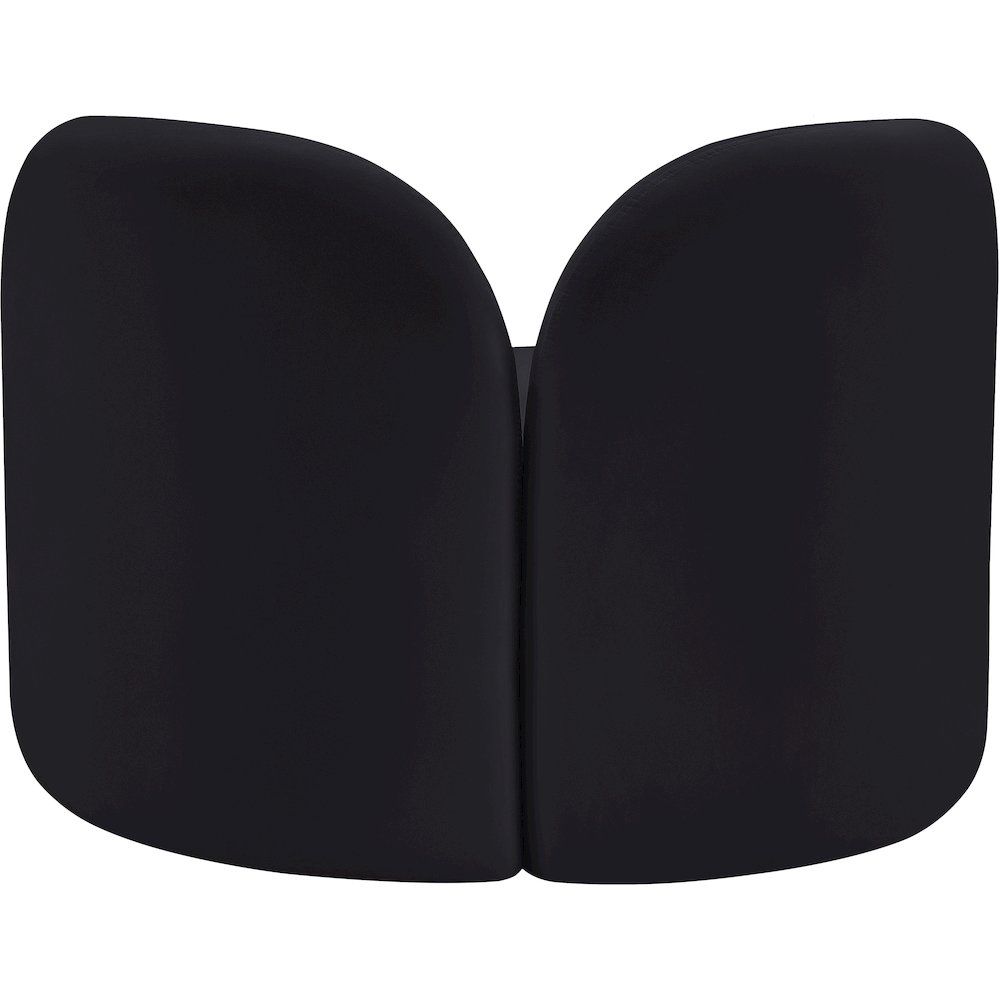Daphne Black Velvet Chair