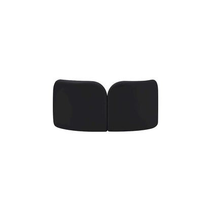 Daphne Black Velvet Loveseat