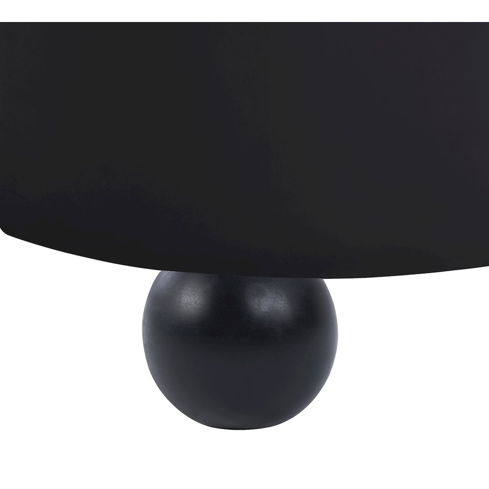 Daphne Black Velvet Sofa