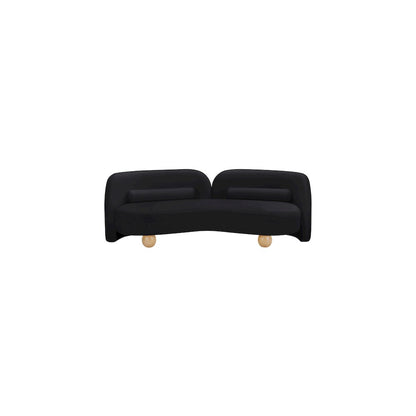 Daphne Black Velvet Sofa