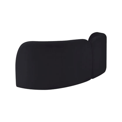 Daphne Black Velvet Sofa