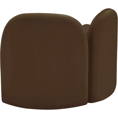 Daphne Brown Velvet Chair