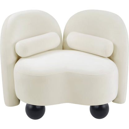 Daphne Cream Velvet Chair
