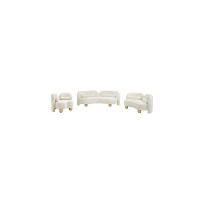 Daphne Cream Velvet Sofa