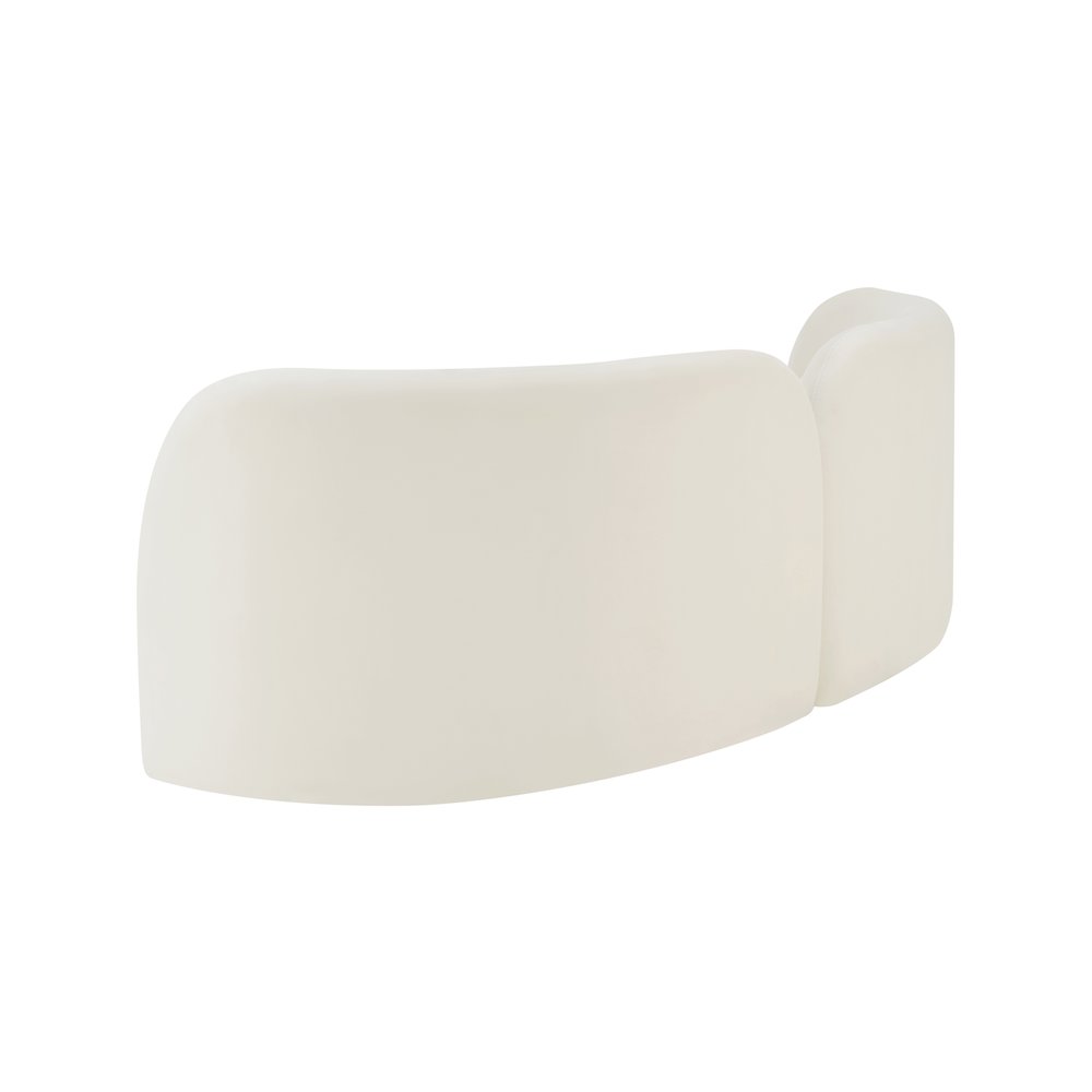 Daphne Cream Velvet Sofa