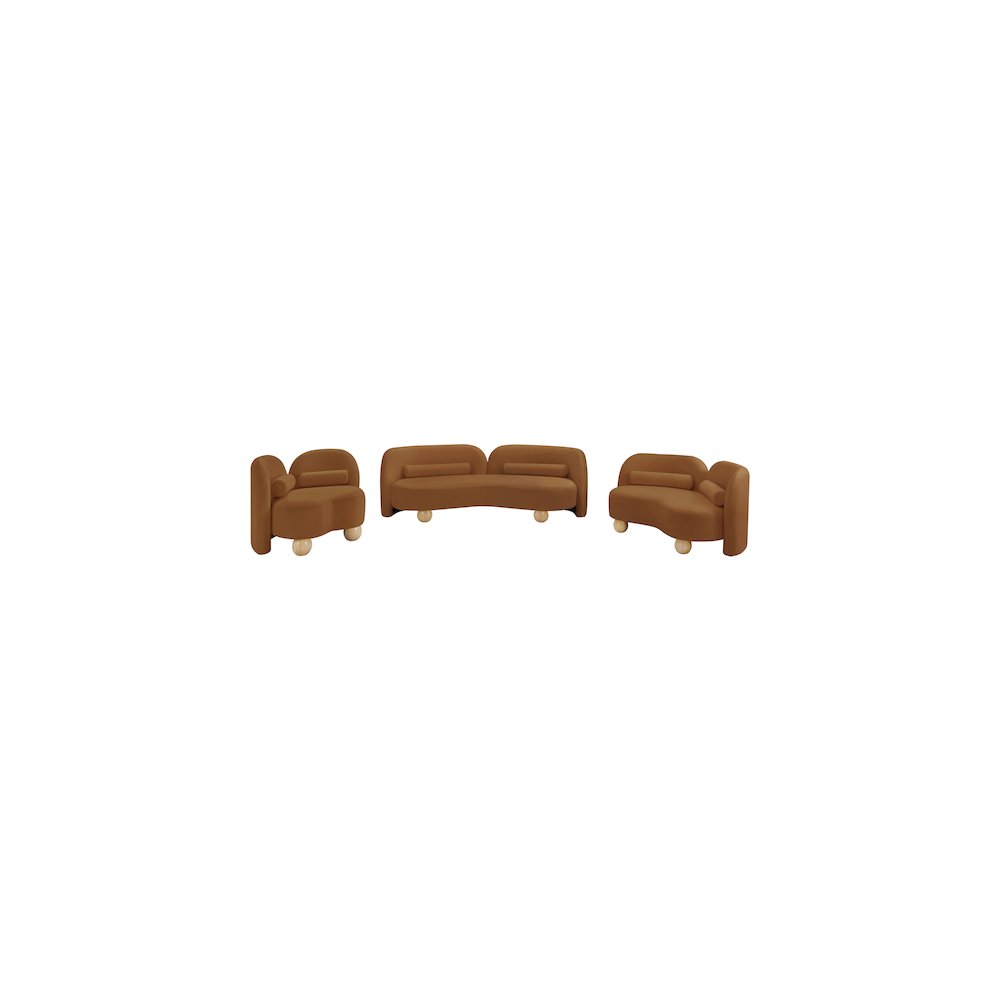 Daphne Saddle Velvet Chair