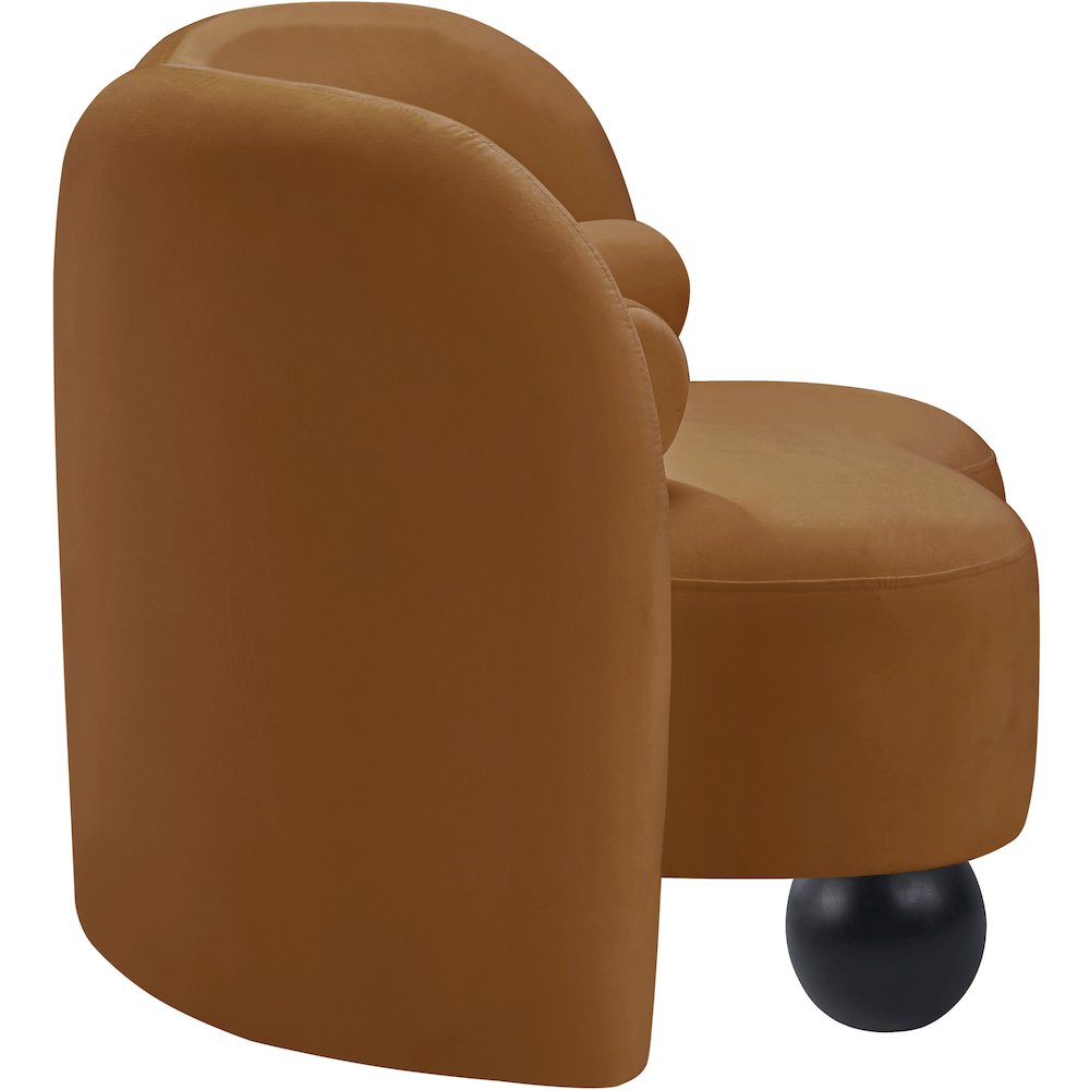 Daphne Saddle Velvet Chair