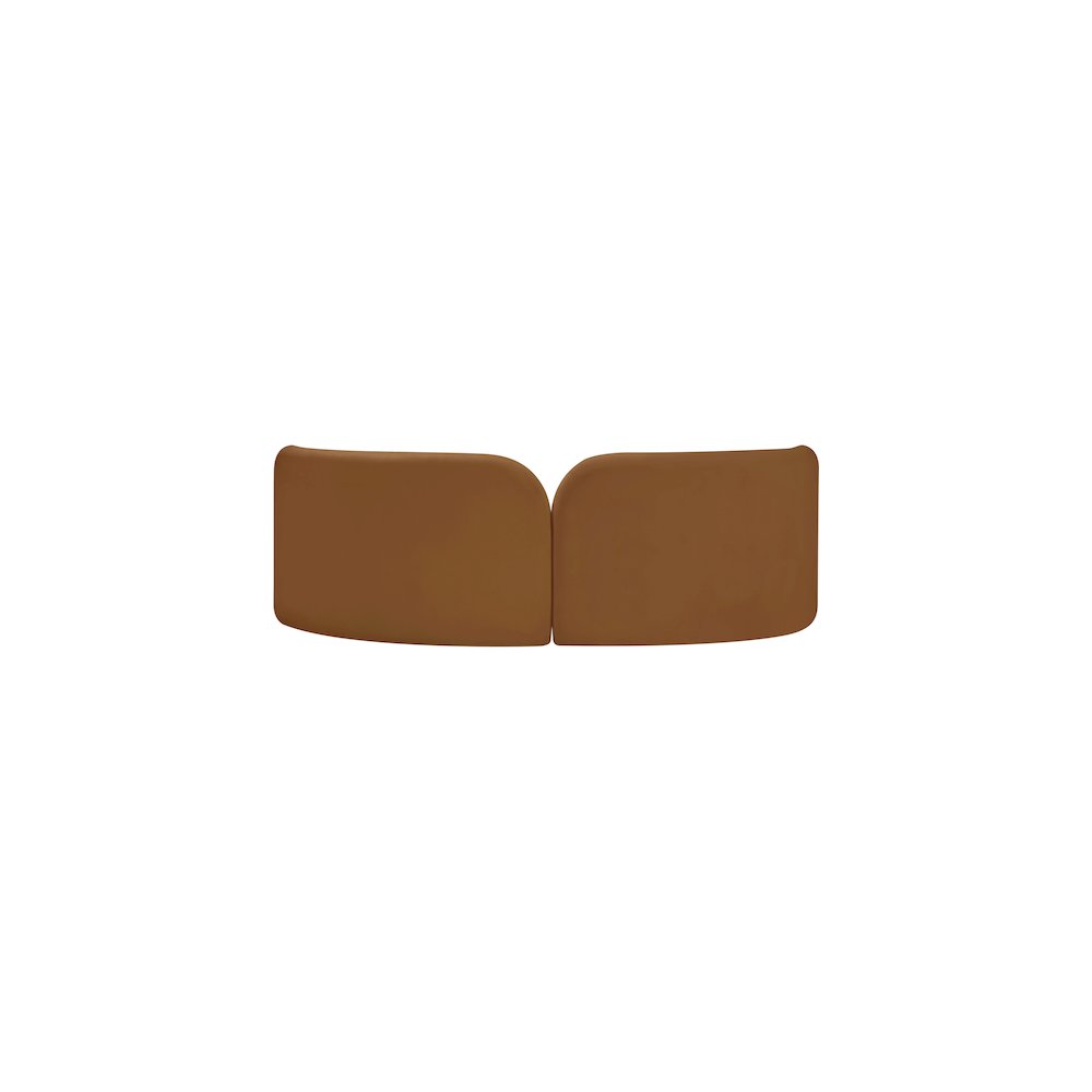 Daphne Saddle Velvet Sofa