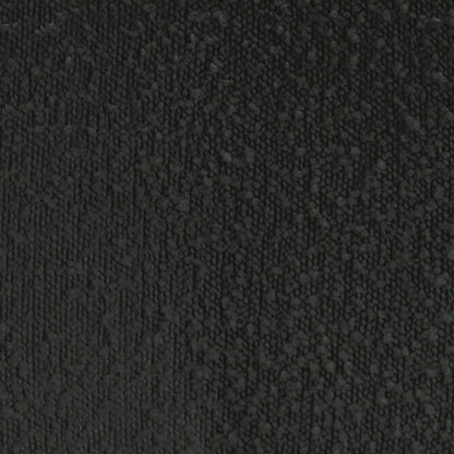 Daphne Black Boucle Fabric Loveseat