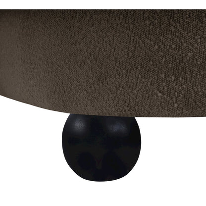 Daphne Brown Boucle Fabric Chair