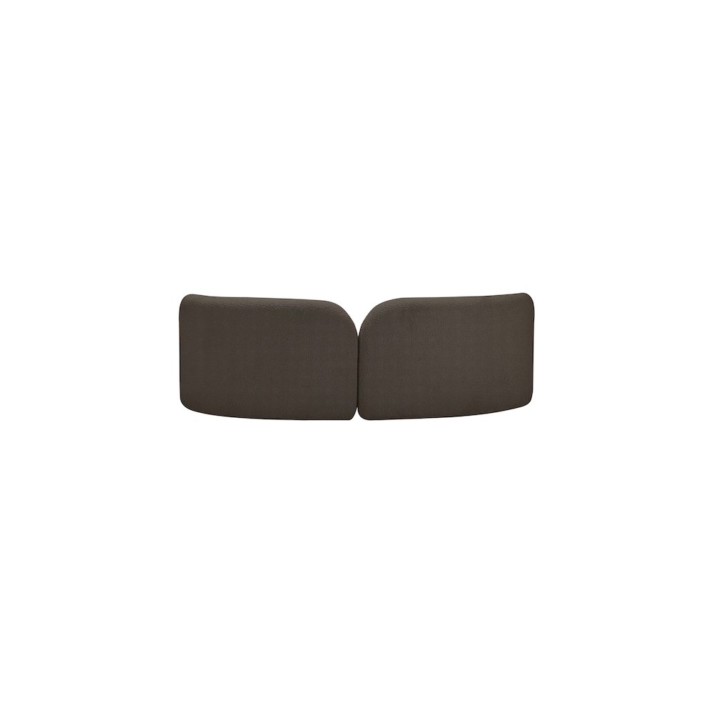 Daphne Brown Boucle Fabric Sofa