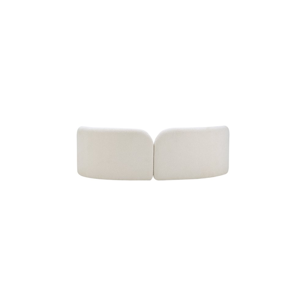 Daphne Cream Boucle Fabric Sofa