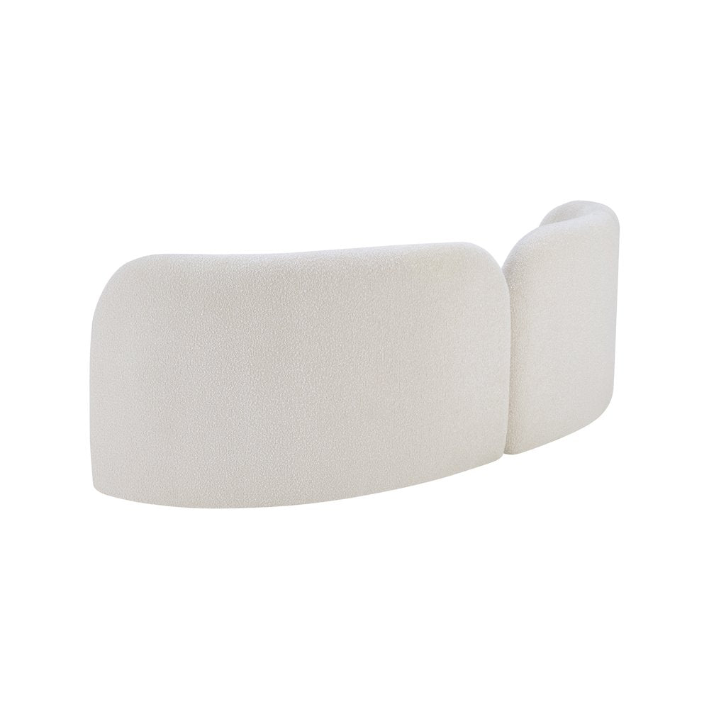 Daphne Cream Boucle Fabric Sofa