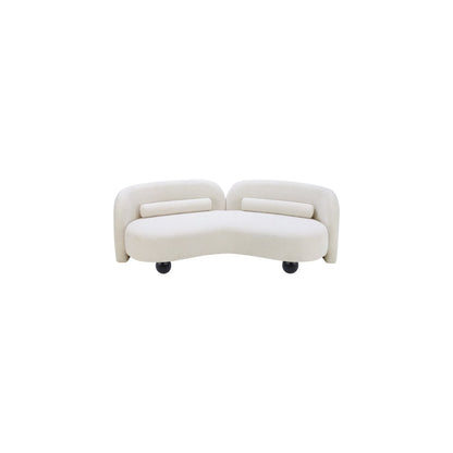 Daphne Cream Boucle Fabric Sofa
