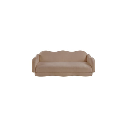 Bloom Beige Teddy Fabric Sofa