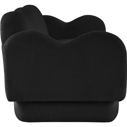 Bloom Black Teddy Fabric Sofa
