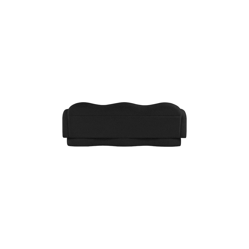 Bloom Black Teddy Fabric Sofa