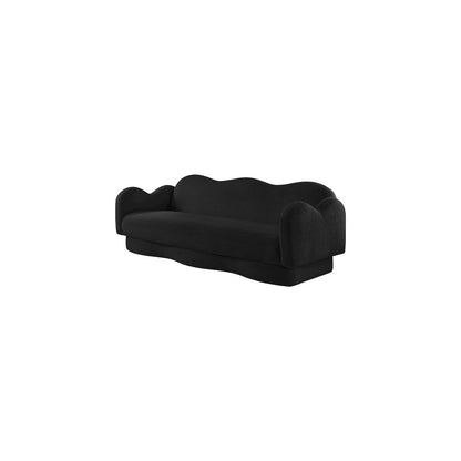 Bloom Black Teddy Fabric Sofa
