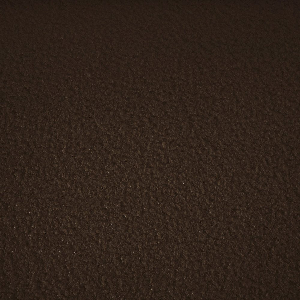 Bloom Brown Teddy Fabric Loveseat