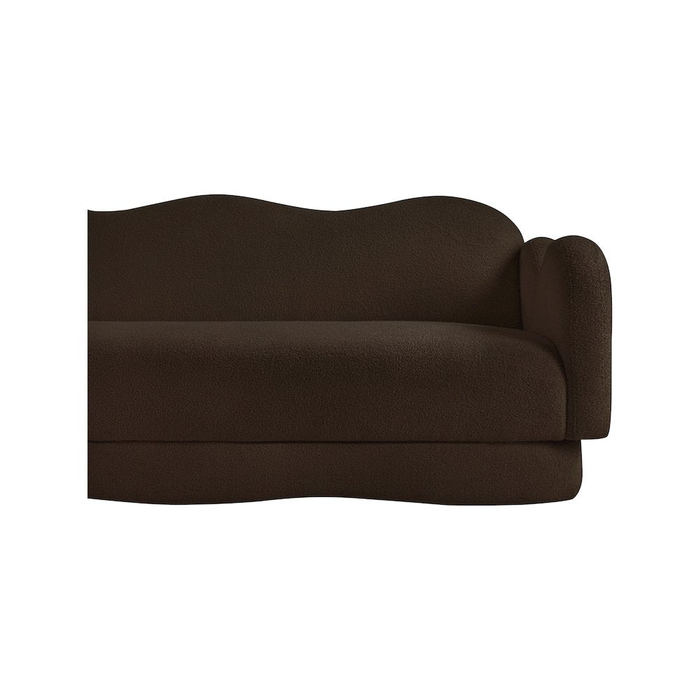 Bloom Brown Teddy Fabric Sofa