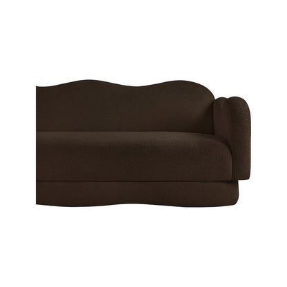 Bloom Brown Teddy Fabric Sofa