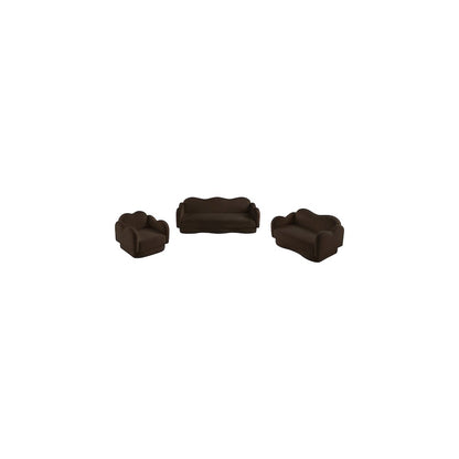 Bloom Brown Teddy Fabric Sofa
