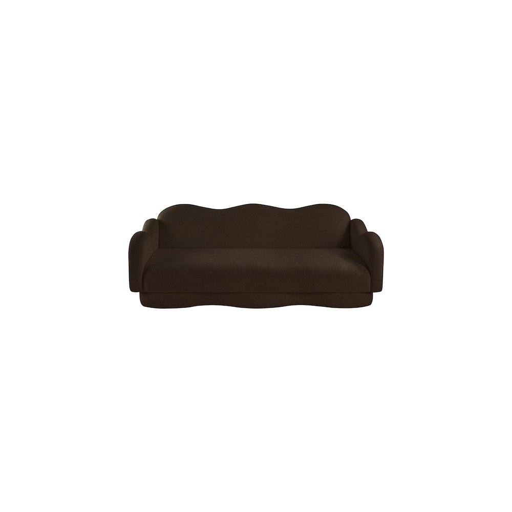 Bloom Brown Teddy Fabric Sofa
