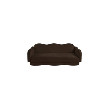 Bloom Brown Teddy Fabric Sofa