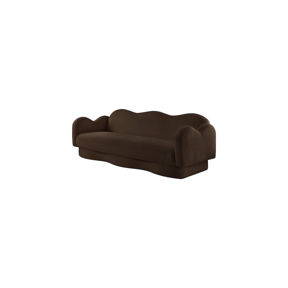 Bloom Brown Teddy Fabric Sofa