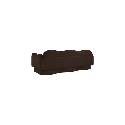 Bloom Brown Teddy Fabric Sofa