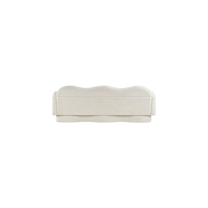 Bloom Cream Teddy Fabric Sofa