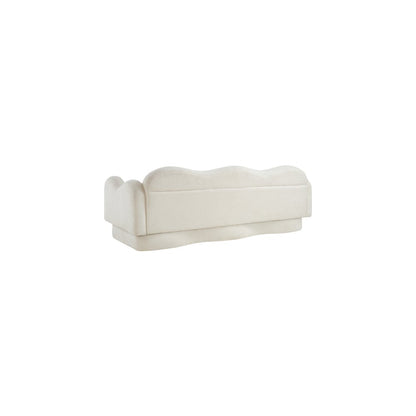 Bloom Cream Teddy Fabric Sofa