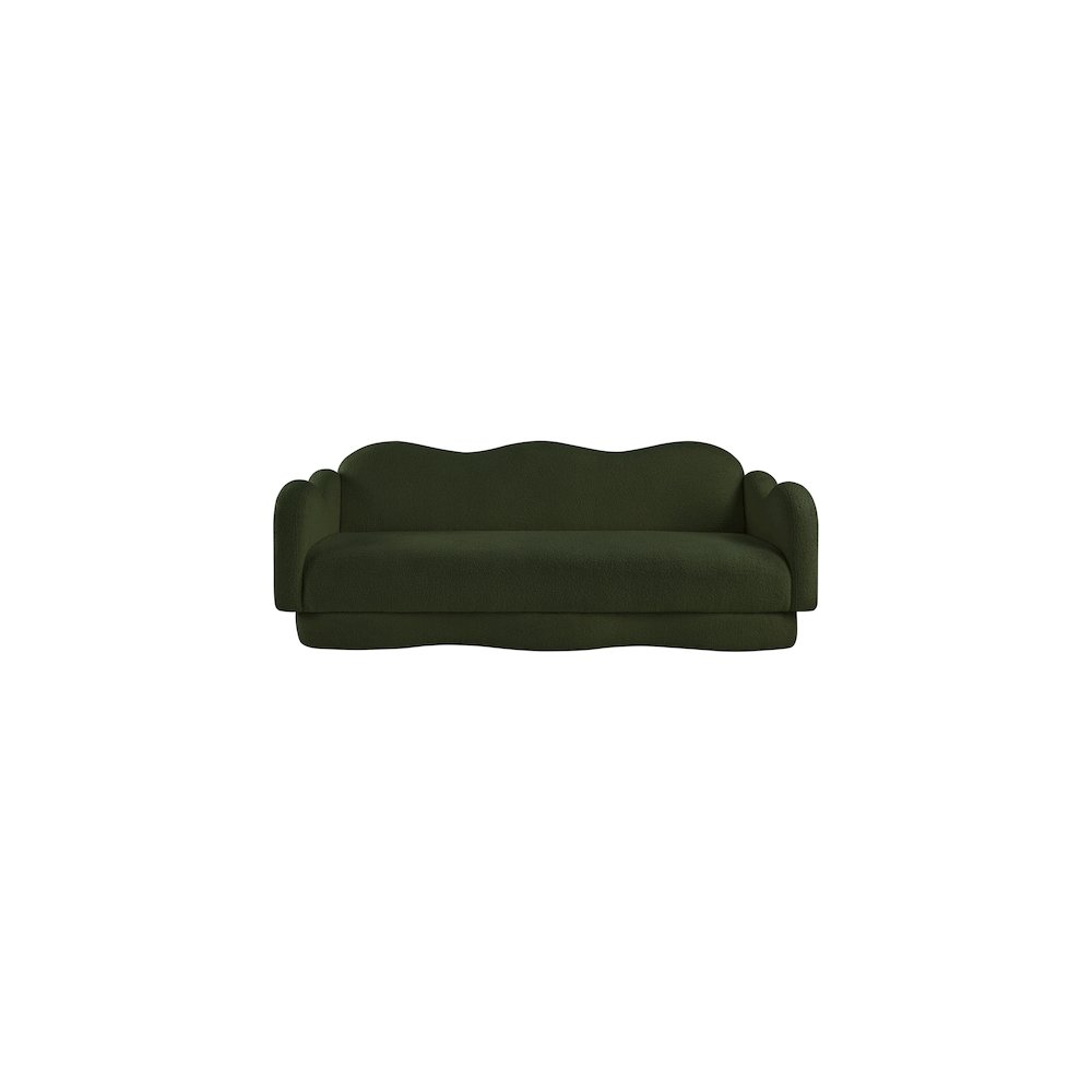 Bloom Green Teddy Fabric Sofa