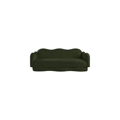 Bloom Green Teddy Fabric Sofa
