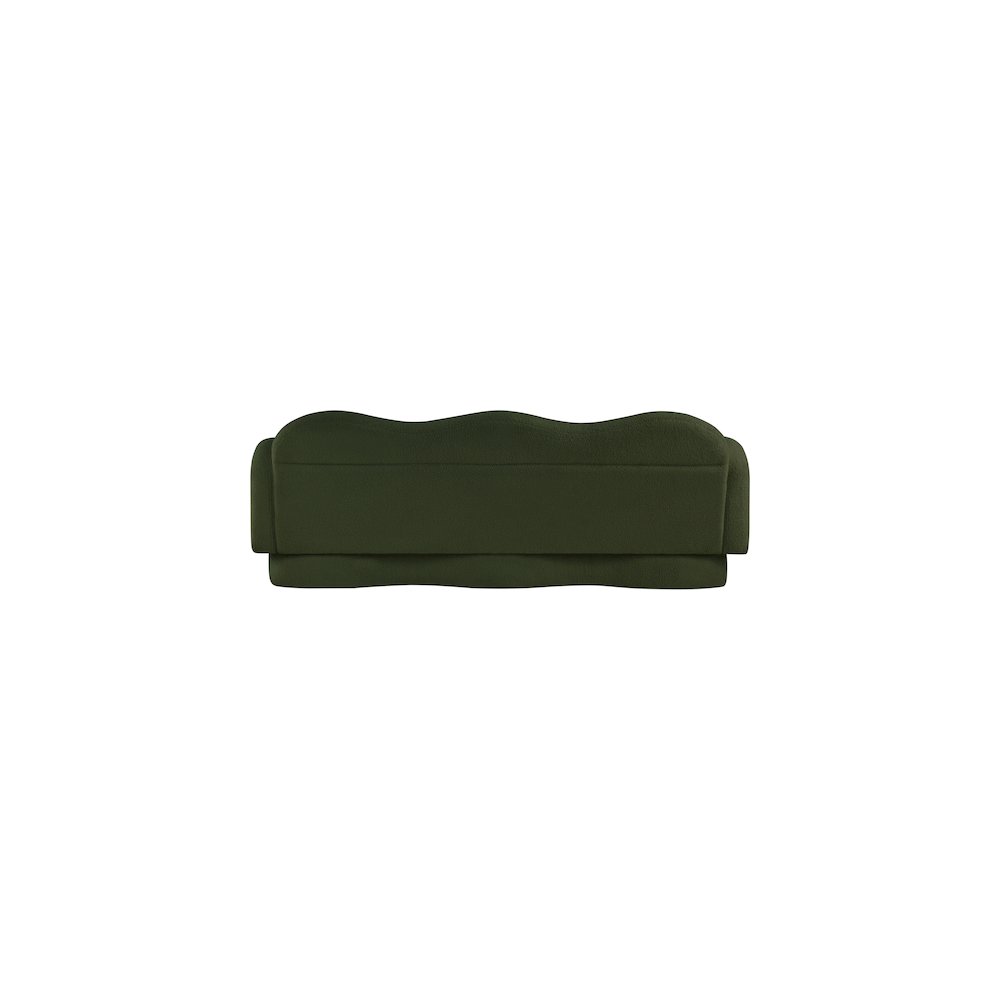 Bloom Green Teddy Fabric Sofa