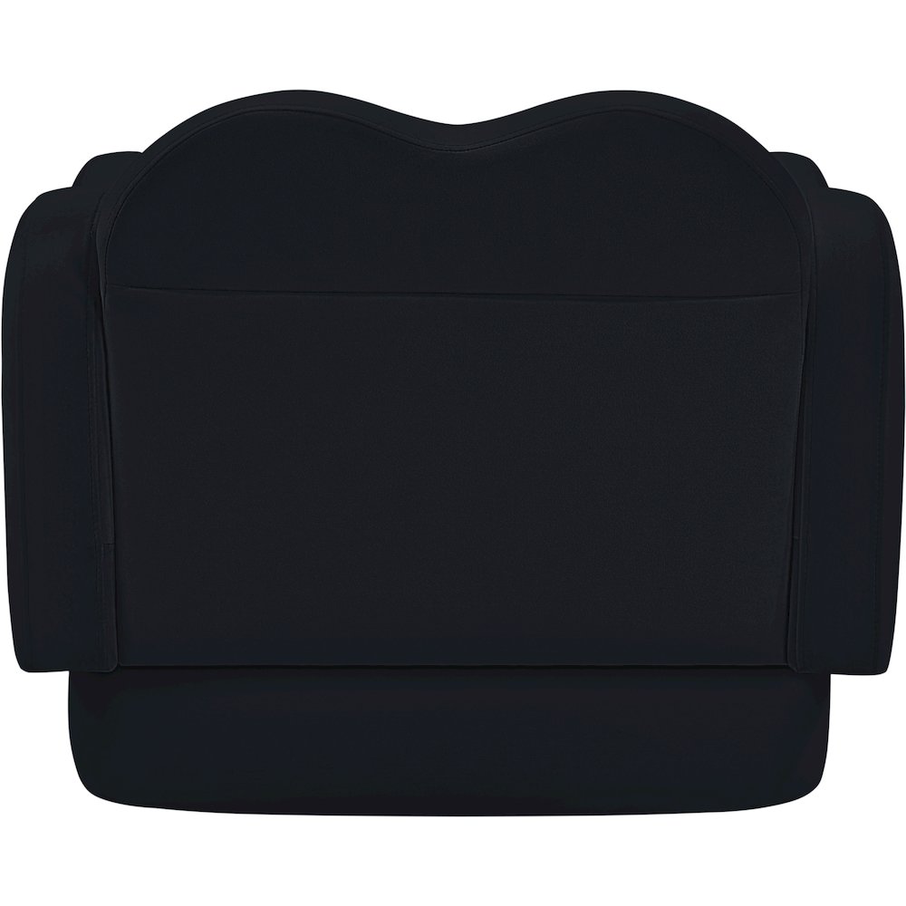 Bloom Black Velvet Chair