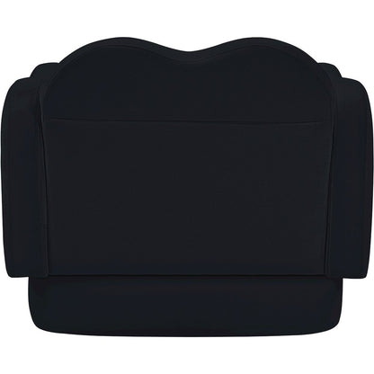 Bloom Black Velvet Chair