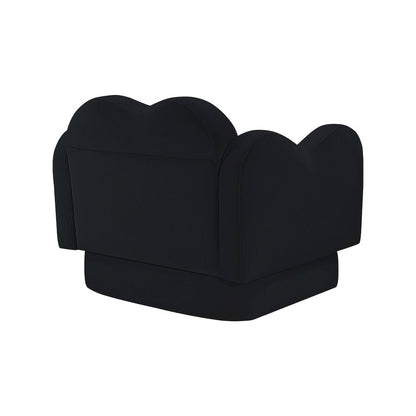 Bloom Black Velvet Chair