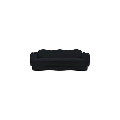 Bloom Black Velvet Sofa