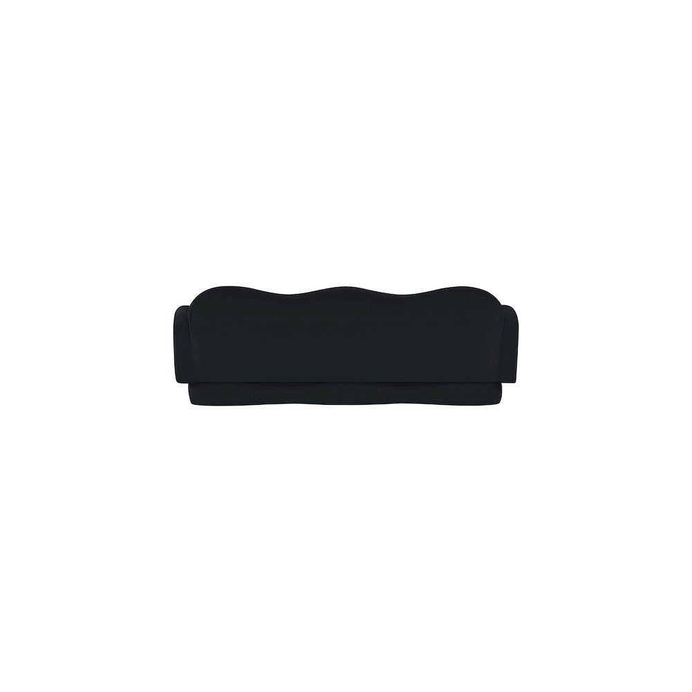 Bloom Black Velvet Sofa
