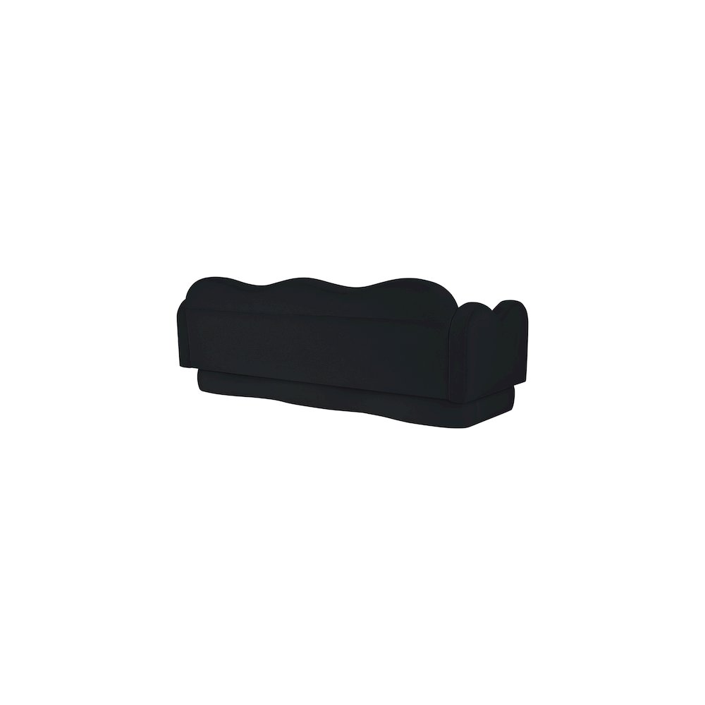 Bloom Black Velvet Sofa